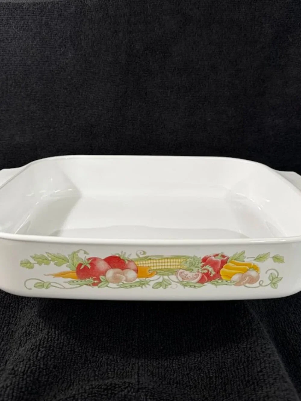 Vintage Corning Ware Garden Harvest 4 Qt Baking Roasting Dish A-21-B-N